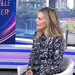 Michelle Pfeiffer’s abstract print dress on Today