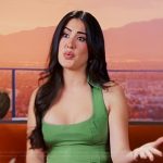 Michelle’s green confessional top and skirt on The Valley