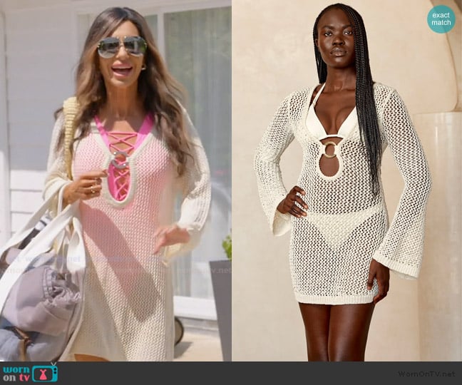 Monday Swimwear Montego Mini Dress worn by Rulla Nehme Pontarelli on The Real Housewives of Rhode Island