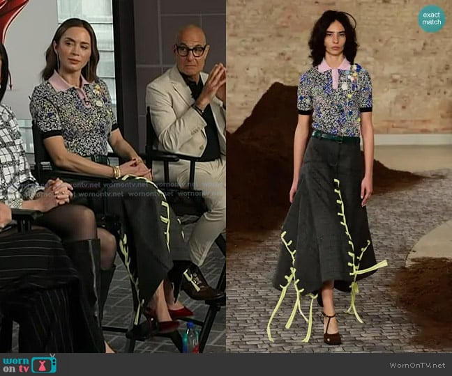 Moschino Fall 2026 Collection worn by Emily Blunt on Today