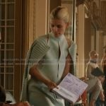 Nancy’s mint keyhole mini dress on Imperfect Women