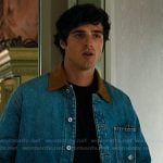 Nate's denim jacket on Euphoria