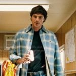 Nate's blue plaid shirt on Euphoria