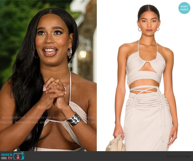 NBD Aviana Top worn by Mia Calabrese on Summer House