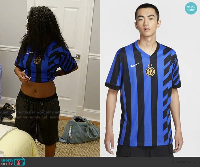 Nike Inter Milan Jersey worn by Mia Calabrese on Summer House