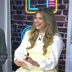 Nikki Novak’s yellow mini dress on Today