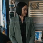 Nina’s green blazer on Elsbeth