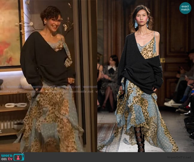 Nina Ricci 2026 Fall Winter Collection worn by Zendaya on The Drew Barrymore Show