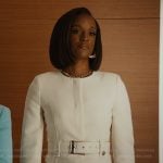 Olympia’s white belted jacket on Matlock