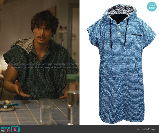 Open Road Goods Surf Poncho worn by Austin Davis (Charles Melton) on Beef