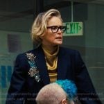 Patty's blue embellished blazer on Euphoria