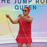 Annie Judis’s pink and yellow sneakers on Today