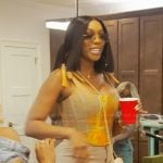 Porsha’s metalic corset top on The Real Housewives of Atlanta