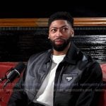 Anthony Davis’s black leather jacket on Today