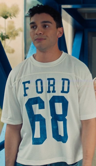 Q's 68 Ford jersey on XO Kitty