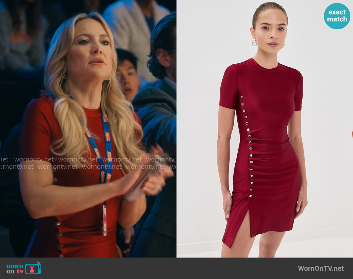 Rabanne Draped Mini Dress worn by Isla Gordon (Kate Hudson) on Running Point