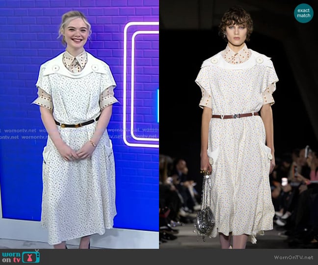 Rabanne Fall Winter Runway 2026 Collection worn by Elle Fanning on Today