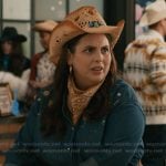 Rachel’s embellished denim shirt on Elsbeth