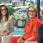 Sissy Goff’s red eyelet dress on Today