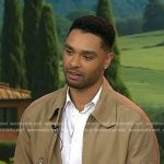 Regé-Jean Page’s beige zip jacket on Today