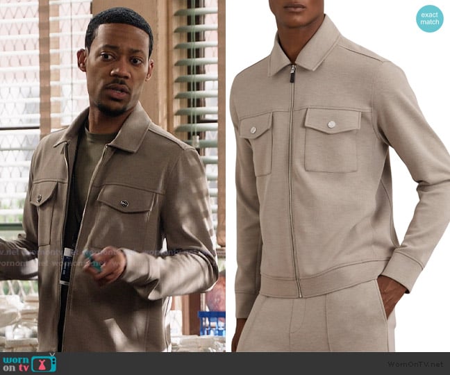 Reiss Medina Jacket worn by Gregory Eddie (Tyler James Williams) on Abbott Elementary