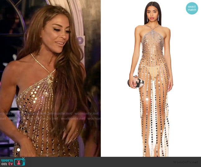 Retrofete Maris Dress worn by Liz McGraw on The Real Housewives of Rhode Island