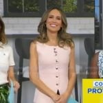 Rhiannon’s pink button vest on Good Morning America