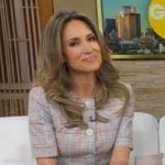 Rhiannon's plaid short sleeve jacket on Good Morning America