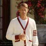 Robert’s white cardigan on Imperfect Women