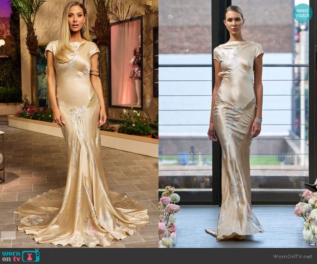 Roberto Cavalli Vintage Dress worn by Dorit Kemsley on The Real Housewives of Beverly Hills