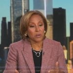 Robin's pink blazer on Good Morning America