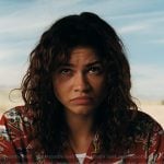 Rue's red Hawaiian print shirt on Euphoria