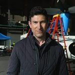 Sam Brock’s navy quilted jacket on Today