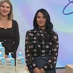 Dr. Sandra Lee’s black and white heel pumps on Today