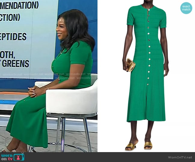 Sandro Knit Maxi Dress worn by Dr. Michelle Henry on Today