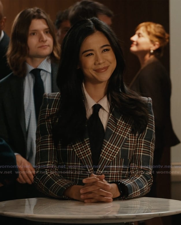 Sarah's plaid blazer on Matlock
