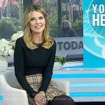 Savannah’s black mary jane heel pumps on Today