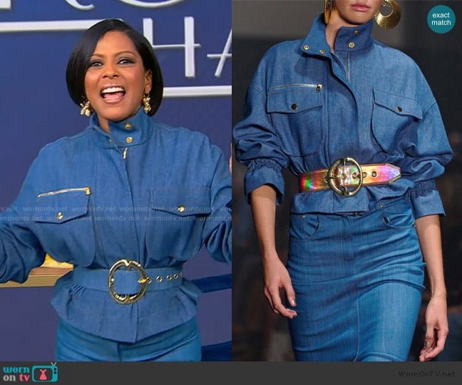 Sergio Hudson 2026 Spring Summer Collection worn by Tamron Hall on Tamron Hall Show