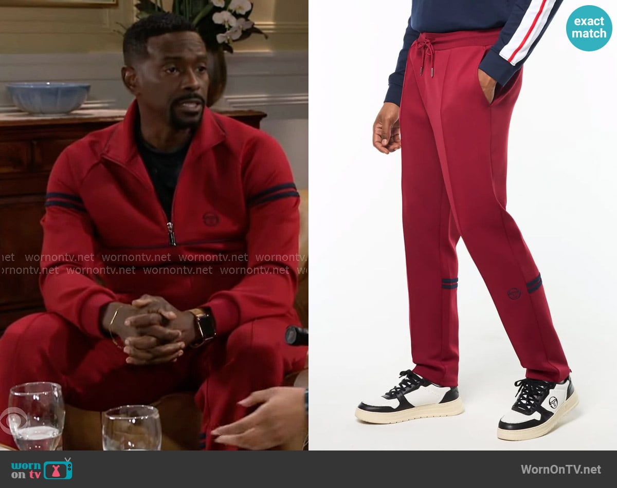 Ted’s red pants on Beyond the Gates