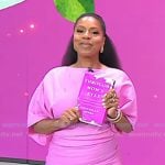 Sheinelle’s pink dolman sleeve dress on Today