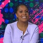 Sheinelle's lilac cardigan on Today