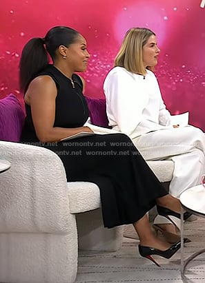 Sheinelle’s black heel pumps on Today