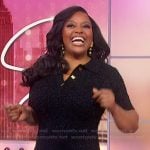 Sherri’s black metallic mini dress on Sherri