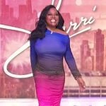 Sherri's ombre mesh dress on Sherri