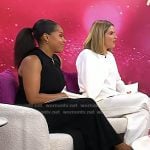 Sheinelle’s black heel pumps on Today