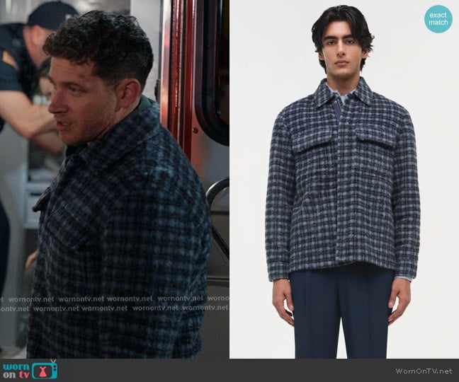 Buck’s blue plaid fleece jacket on 9-1-1
