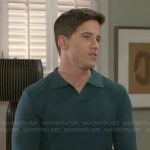 Smitty's green collared sweater on Beyond the Gates