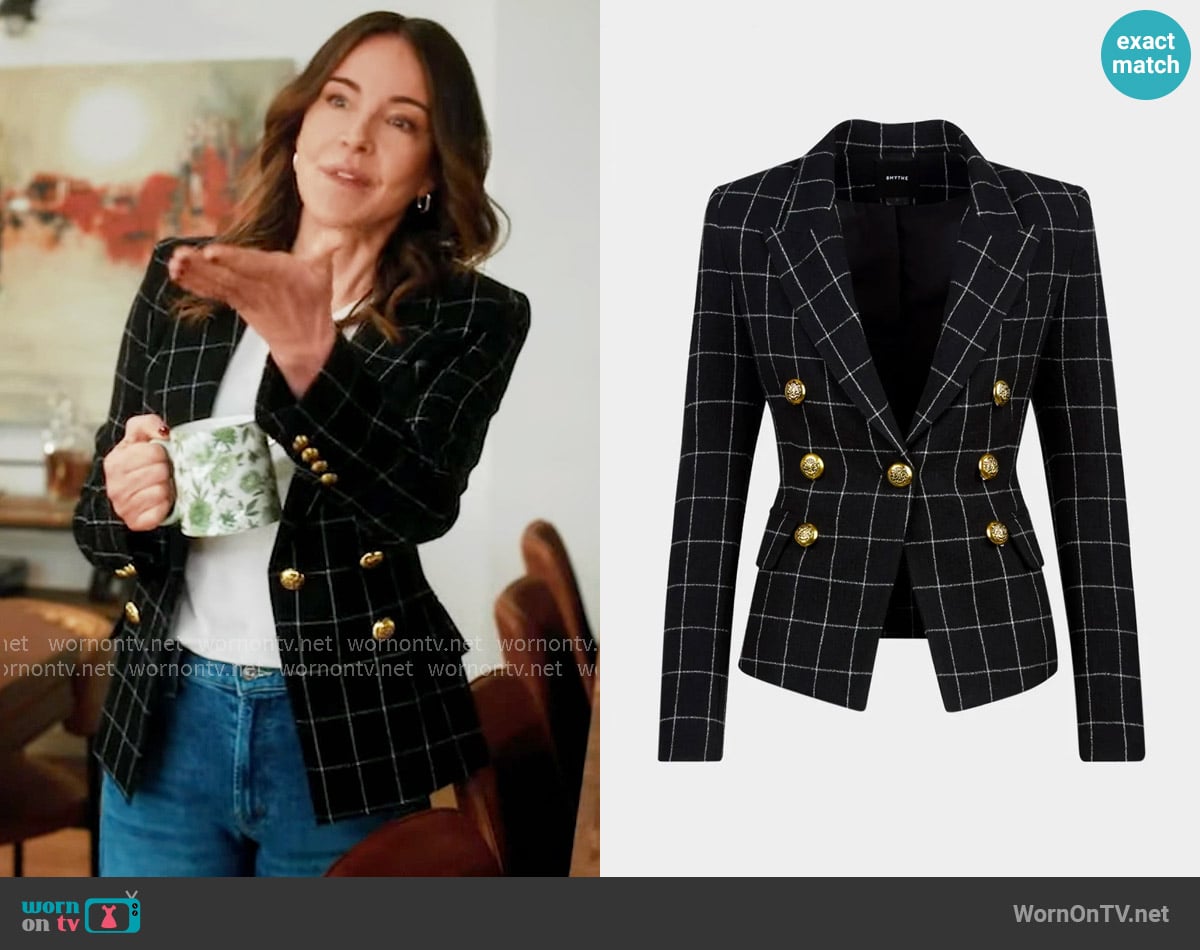 Smythe Mini Not a DB Blazer worn by Jordan Sullivan (Christa Miller) on Scrubs