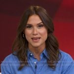 Sophie Flay’s blue striped shirtdress on Good Morning America