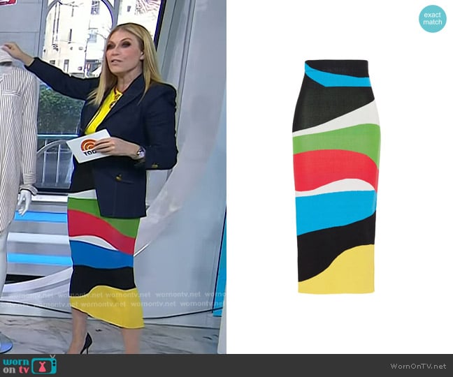 Staud Karina Skirt worn by Jill Martin on Today